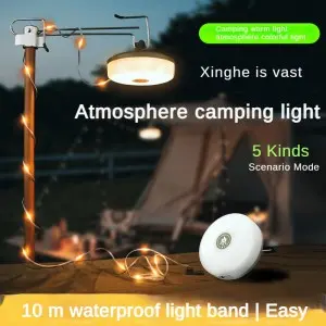 LED three color string lights for wedding home decoration and camping
