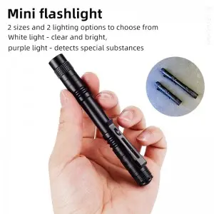 Outdoor multifunctional portable strong light waterproof strong light flashlight tactical pen mini LED flashlight