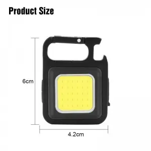 Hot selling rechargeable aluminum alloy COB Keychain light