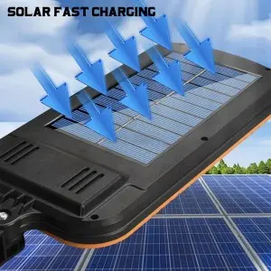 Outdoor LED Solar Home Garden High Quality Human Body Sensor With Remote Control Wall Light