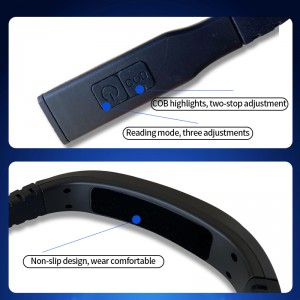 LED waterproof charging fashionable running neck reading light