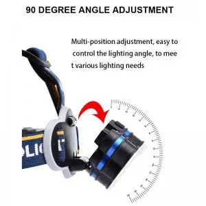 high power rechargeable headlights 5LED USB charging COB strong headlamp