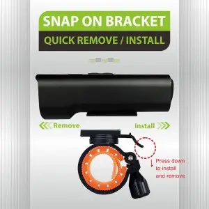 Multifunctional high brightness rechargeable high-end LED bicycle light