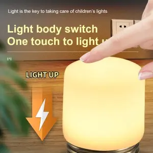 Warm Light Eye Care Sleep Customized USB Charging Cute LED Night Light
