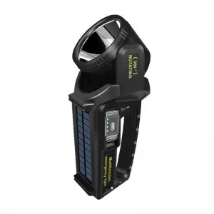 Emergency Hand Lamp LED Rechargeable Solar Cob Searchlight Flashlight