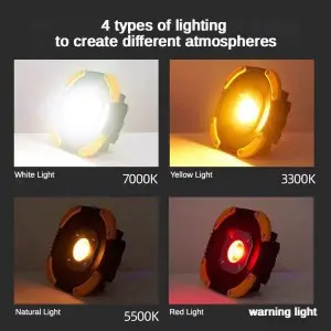 W898 Series Lightweight Multifunctional Rechargeable Electric Display Work Light