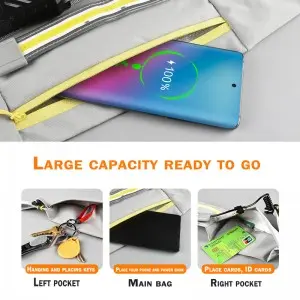 Lightweight waterproof USB reflective night running backpack light