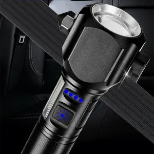 New professional high-power zoom tactical 20W flashlight