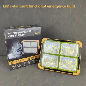 High lumen portable red and blue LED solar light