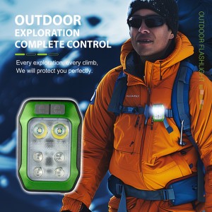 Outdoor multi-purpose USB Type-C rechargeable LED flashlight
