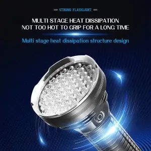 Super Bright Aluminum Alloy EDC Portable Rechargeable LED Flashlight