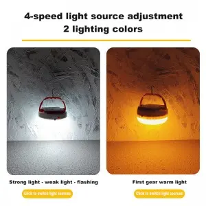 High power replaceable battery household emergency solar lamp