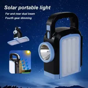 fold solar Camping Outdoor Lantern emergency strobe light Lamp