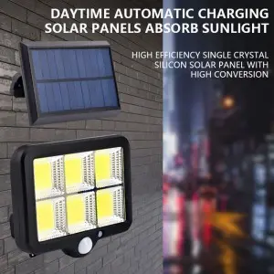 Solar gate light Security Lamps COB LED Induction Sensor solar light