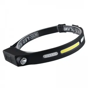 Outdoor Sports Charging Mini Folding COB Headlight Silicone Headlight