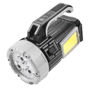 Camping Lantern with 2000LM Front Light & 1000LM Side Light – Dual Switches, 15H Runtime & IP65 Rating
