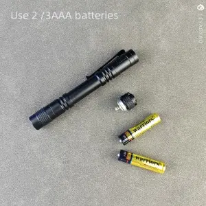 Outdoor multifunctional portable strong light waterproof strong light flashlight tactical pen mini LED flashlight