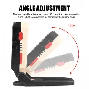 Portable COB rechargeable foldable  with magnetic suction work light
