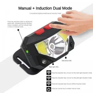 High brightness sensor USB rechargeable LED induction headlights