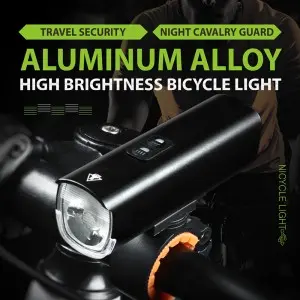 Factory direct sale aluminum alloy high brightness bicycle headlight