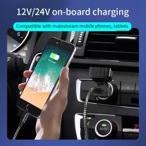 Three in one portable rechargeable LED car safety hammer emergency light