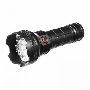 WS502 High Brightness Aluminum Rechargeable Waterproof LED Flashlight