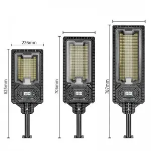 W7115 High Lumen Outdoor Remote Control Waterproof Home Solar Induction Street Light