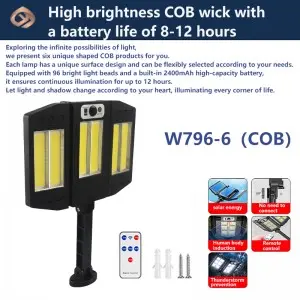 High quality solar motion sensor dimmable LED street lights