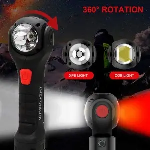 KXK06 Multifunctional Rechargeable 360-Degree Infinitely Rotatable Work Light