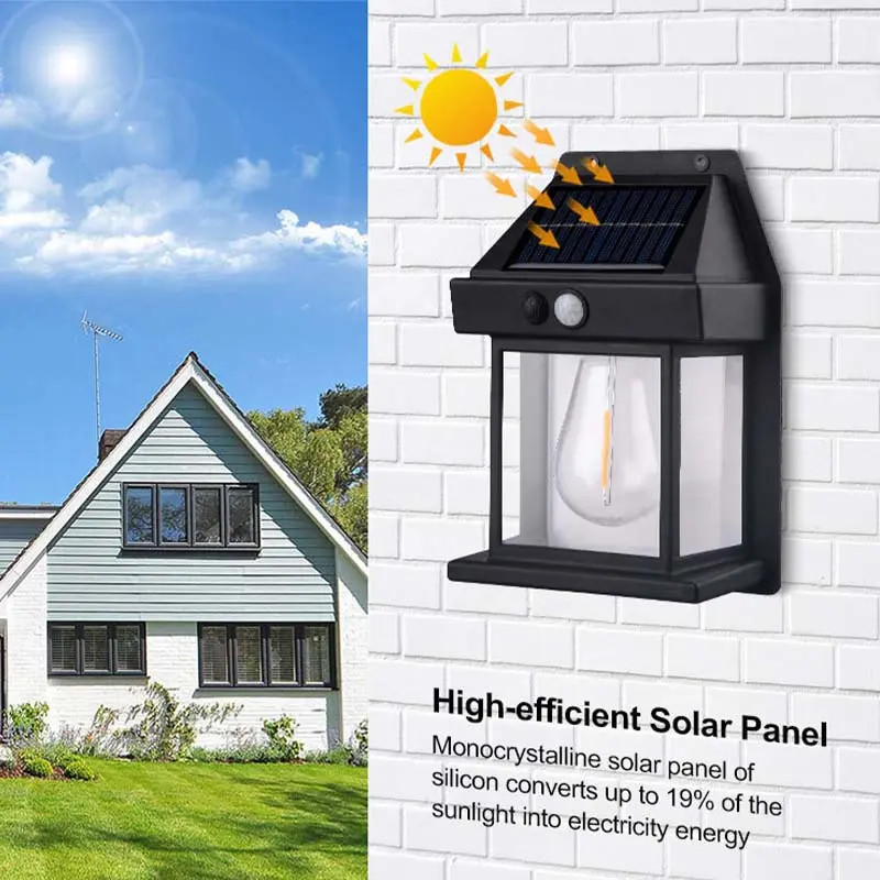 Courtyard garden induction lighting solar lamp