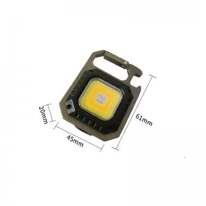Fast Charging Pocket COB Torch Light Mini Led Keychain Flashlight