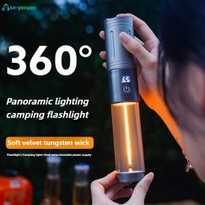 New Multi Three in One Aluminum Alloy Body Portable Camping LED Light