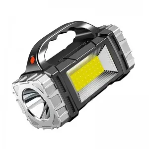 Bright and portable dual head solar powered lighting  lamp