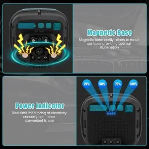 W898 Series Lightweight Multifunctional Rechargeable Electric Display Work Light