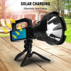 W5111 Outdoor Light – Solar & USB, P90, 6000mAh, Emergency Use