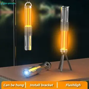 New Multi Three in One Aluminum Alloy Body Portable Camping LED Light