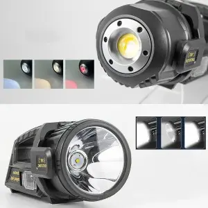 Emergency Hand Lamp LED Rechargeable Solar Cob Searchlight Flashlight