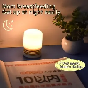Warm Light Eye Care Sleep Customized USB Charging Cute LED Night Light
