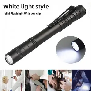 Outdoor multifunctional portable strong light waterproof strong light flashlight tactical pen mini LED flashlight