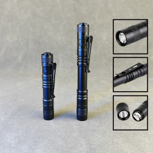 Outdoor multifunctional portable strong light waterproof strong light flashlight tactical pen mini LED flashlight