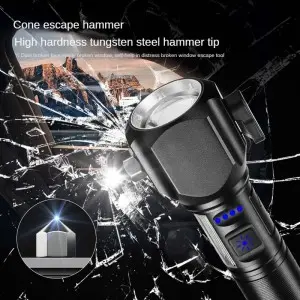 New professional high-power zoom tactical 20W flashlight