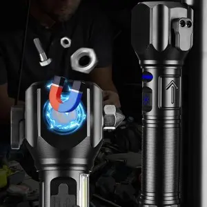 New professional high-power zoom tactical 20W flashlight