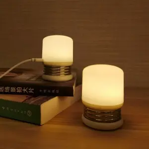 Warm Light Eye Care Sleep Customized USB Charging Cute LED Night Light