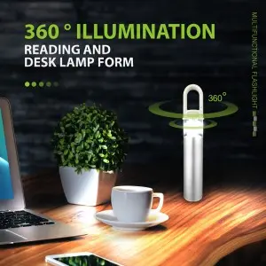 Outdoor multifunctional hanging LED flashlight (battery type)
