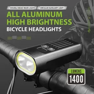 Bicycle Front Light riding high brightness aluminum bicycle flashlight