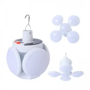 USB Rechargeable Waterproof Football Foldable LED Camping Solar Light