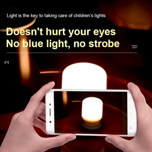 Warm Light Eye Care Sleep Customized USB Charging Cute LED Night Light