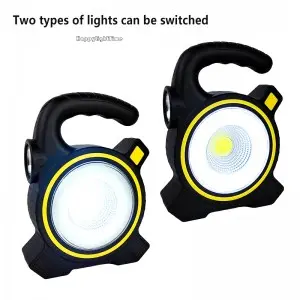 solar COB waterproof outdoor flashlight tent LED light