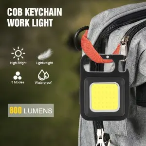 Hot selling rechargeable aluminum alloy COB Keychain light