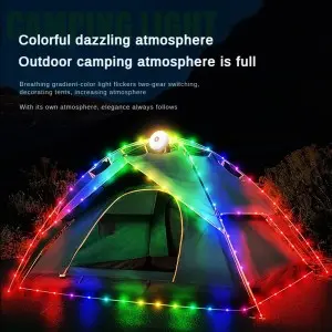 LED three color string lights for wedding home decoration and camping